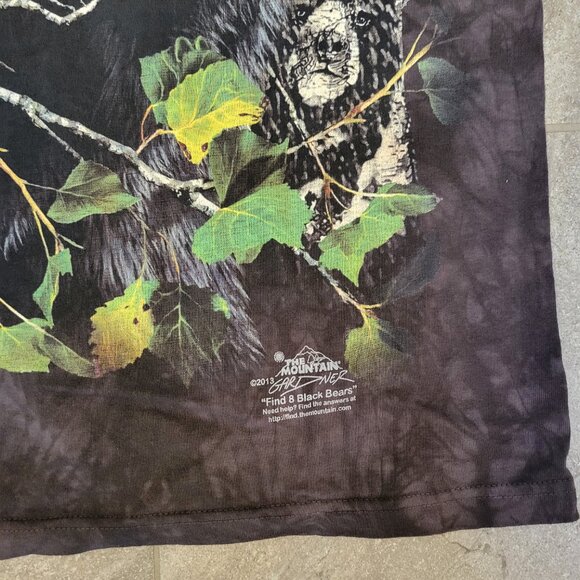The Mountain Bears Rocky Outcrop Grizzly Black Bear Forest Cotton T-Shirt small - Picture 4 of 6